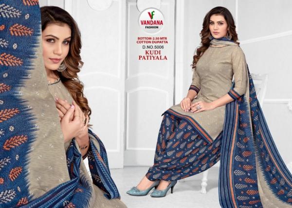 Vandana Kudi Patiyala Vol-5 Cotton Designer Exclusive Dress Material